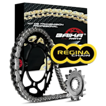 Kit de transmisión Yamaha YZF-R15 2018-2021 JT Sprockets 14/52 con cadena Regina ZRT 428 130 pasos