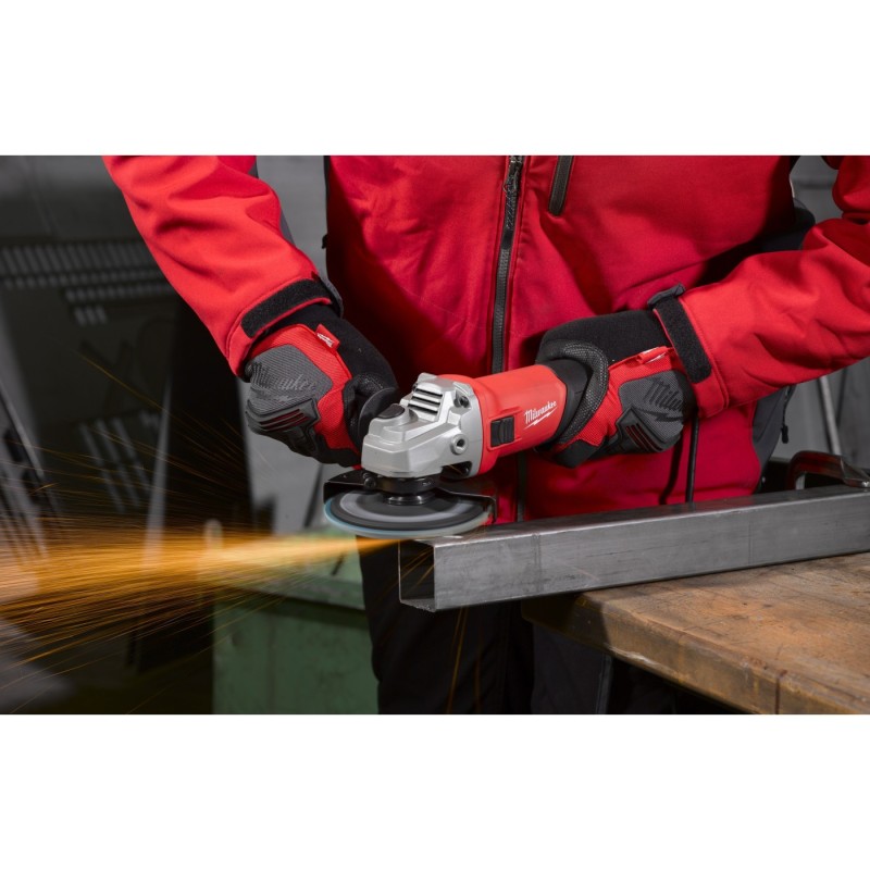 amoladora angular de 800w milwaukee ag 800 125 e 4933451211