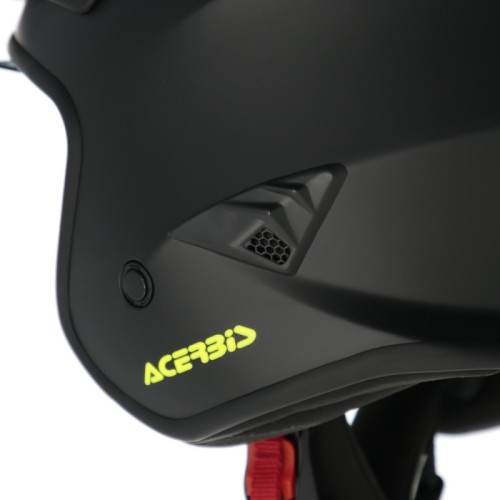 casco acerbis jet aria 22 06 negro con visor integrado talla m