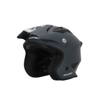 casco acerbis jet aria color gris talla s 0025055 070