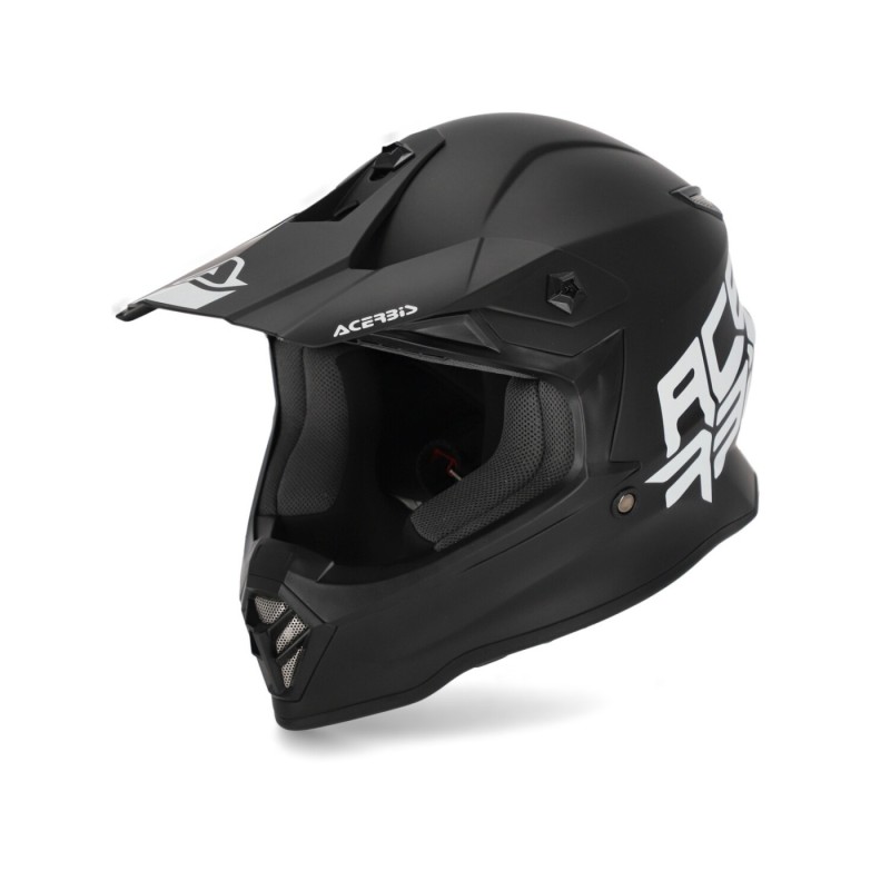casco off road infantil acerbis steel kid negro talla 54