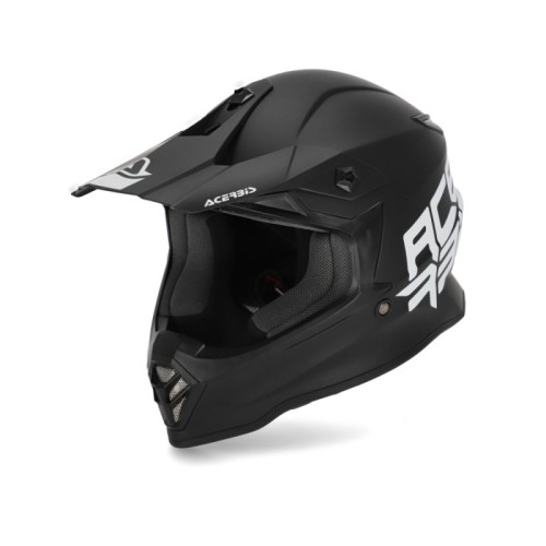 casco off road infantil acerbis steel kid negro talla 54
