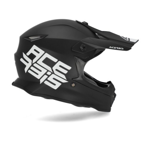 casco off road infantil acerbis steel kid negro talla 54