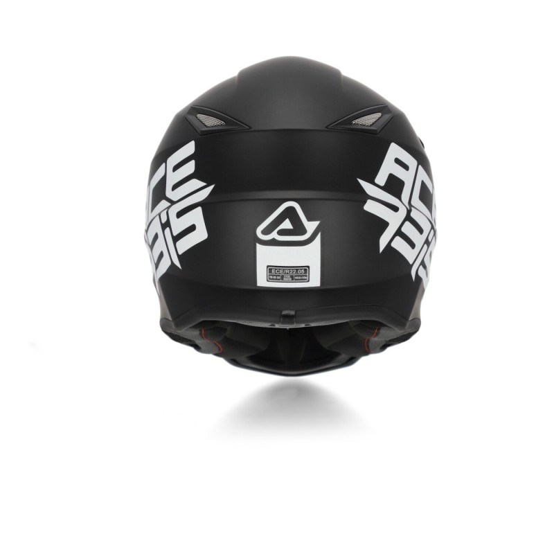 casco off road infantil acerbis steel kid negro talla 54
