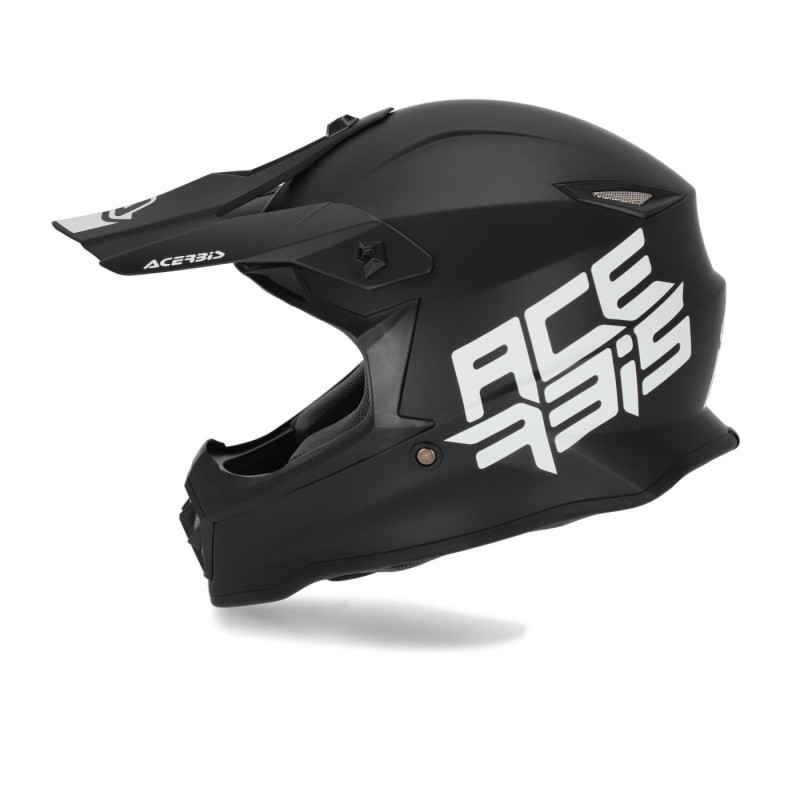 casco off road infantil acerbis steel kid negro talla 54