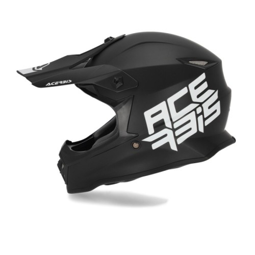 casco off road infantil acerbis steel kid negro talla 54