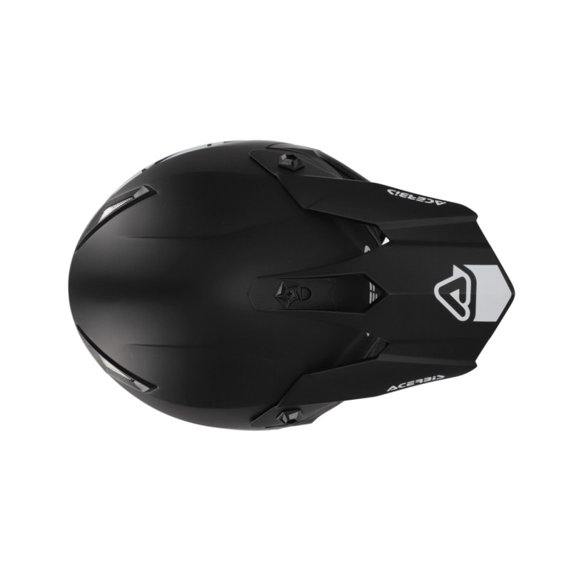 casco off road infantil acerbis steel kid negro talla 54