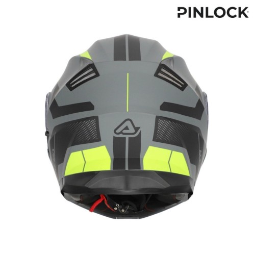 casco acerbis serel 22 06 negro y amarillo talla xs