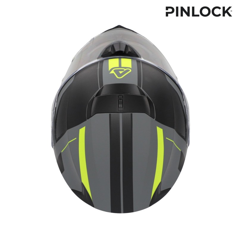 casco acerbis serel 22 06 negro y amarillo talla m