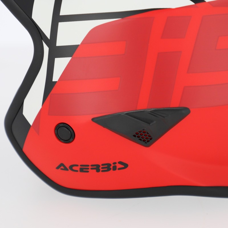 casco acerbis jet aria graphic sport 22 06 color gris y rojo mate 0026602 295