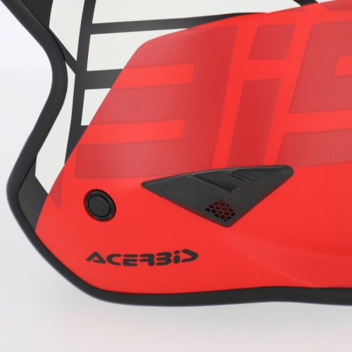 casco acerbis jet aria graphic sport 22 06 color gris y rojo mate 0026602 295