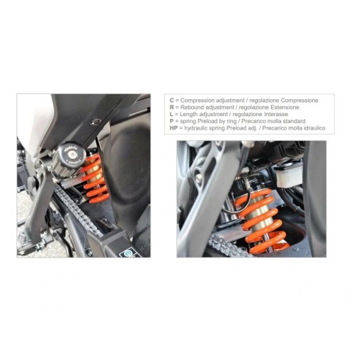 amortiguador trasero matris m46k pk para honda xl750 transalp rd16 mh281 32p