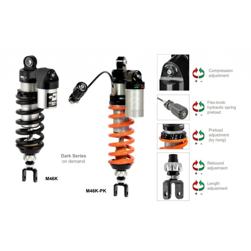 amortiguador trasero matris m46k pk para honda xl750 transalp rd16 mh281 32p