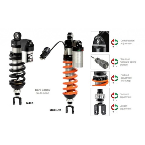 amortiguador trasero matris m46k pk para honda xl750 transalp rd16 mh281 32p
