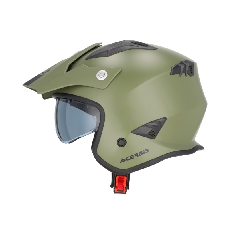 casco acerbis jet aria 22 06 verde militar mate 0025055 582