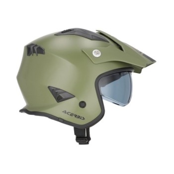 casco acerbis jet aria 22 06 verde militar mate talla l 2