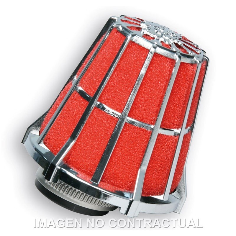 filtro aire c caja cromada carburador phbl malossi jog 047729k0