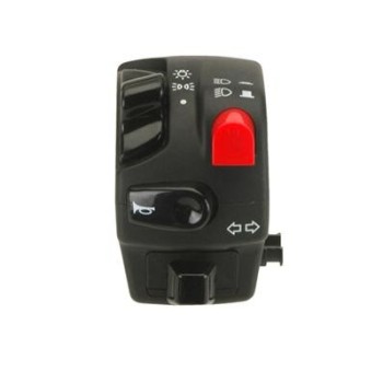 mando electrico domino serie 9a izquierdo negro 0068aa 9a 04 04