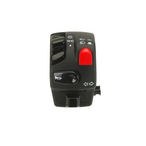 mando electrico domino serie 9a izquierdo negro 0068aa 9a 04 04