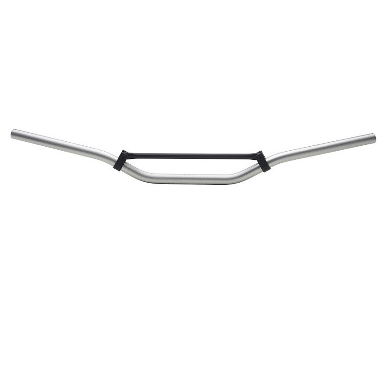 manillar de domino aluminio pliegue medio plateado 0378 32 14 04