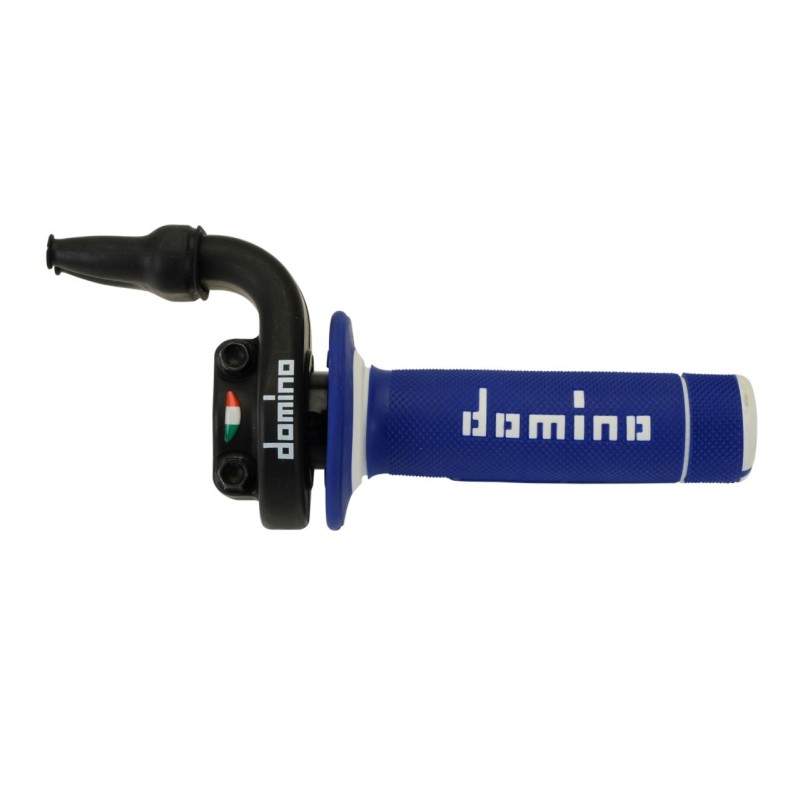 acelerador domino kre03 moto con punos azules blancos 3334 03 02
