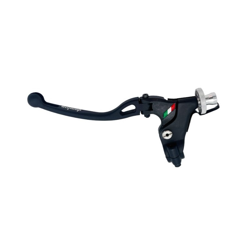 maneta de embrague racing abatible domino f 28 con soporte 4137 04 01
