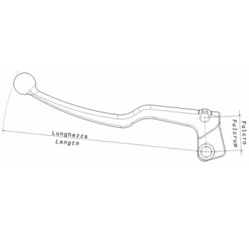 maneta embrague abatible domino f 28 ref 6384 60 10 04 1 2