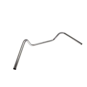 manillar domino cromado para harley diametro 25 4mm