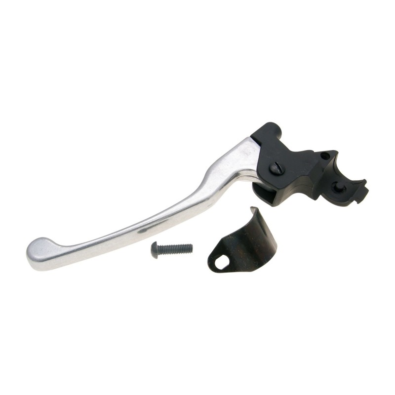 maneta domino izquierda con soporte para aprilia sr50 srw habana