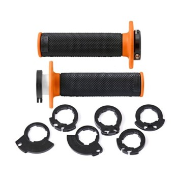 punos moto domino d lock negro naranja con polea 22 26 mm push pull ktm husqvarna 2