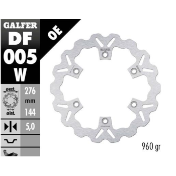 disco freno moto galfer wave fijo 276x5mm df005w