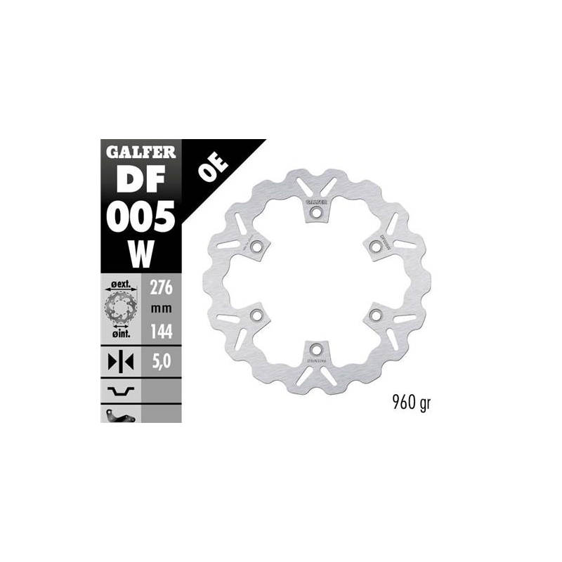 disco freno moto galfer wave fijo 276x5mm df005w