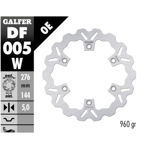 disco freno moto galfer wave fijo 276x5mm df005w