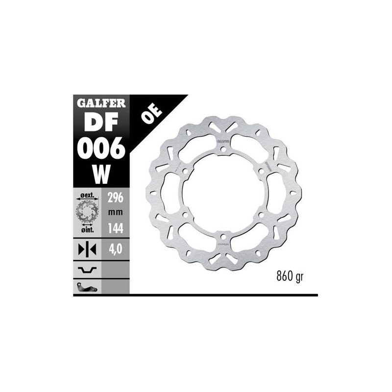 disco freno moto galfer wave fijo 296x4mm df006w