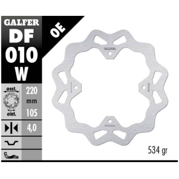 disco freno moto galfer wave fijo 220x4mm df010w