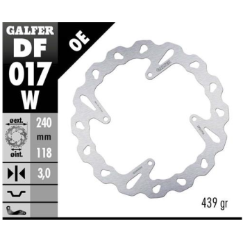 disco freno moto galfer wave fijo 240x3mm df017w
