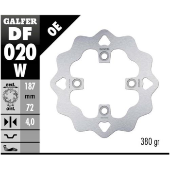disco freno moto galfer wave fijo 187x4mm df020w