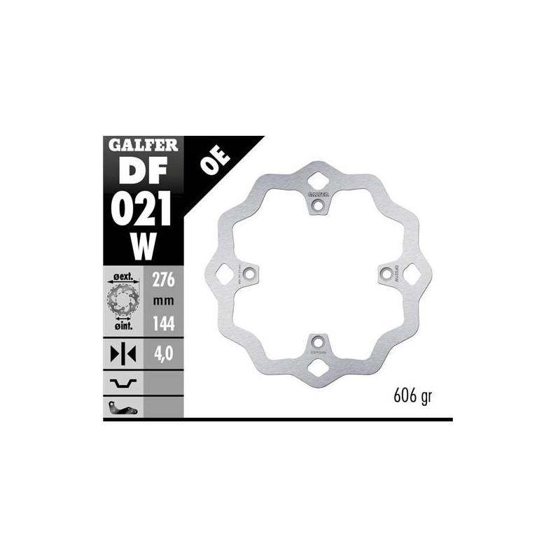 disco freno moto galfer wave fijo 276x4mm df021w