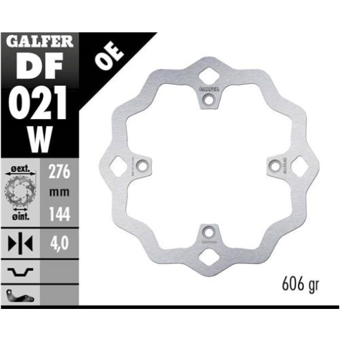 disco freno moto galfer wave fijo 276x4mm df021w
