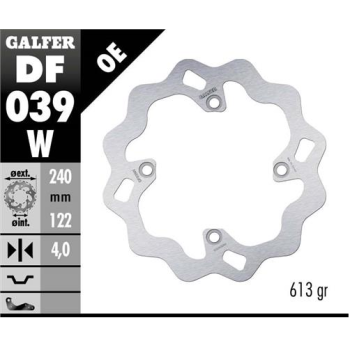 disco freno moto galfer wave fijo 240x4mm df039w
