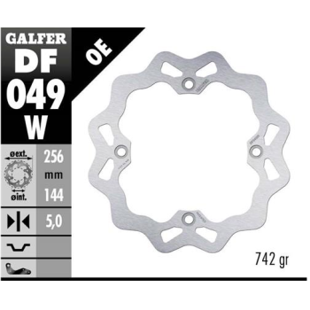 disco freno moto galfer wave fijo 256x5mm df049w