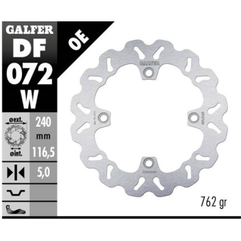 disco freno moto galfer wave fijo 240x5mm df072w