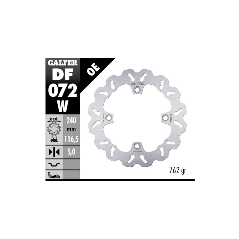 disco freno moto galfer wave fijo 240x5mm df072w