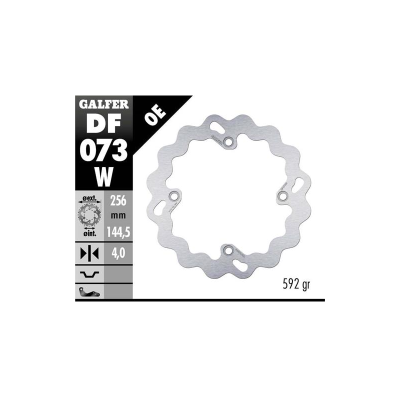 disco freno moto galfer wave fijo 256x4mm df073w