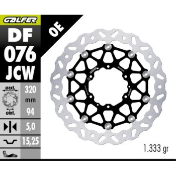 disco freno delantero wave floatech galfer df076jcw honda cbr1000rr cbr1000rr r 320x5 mm