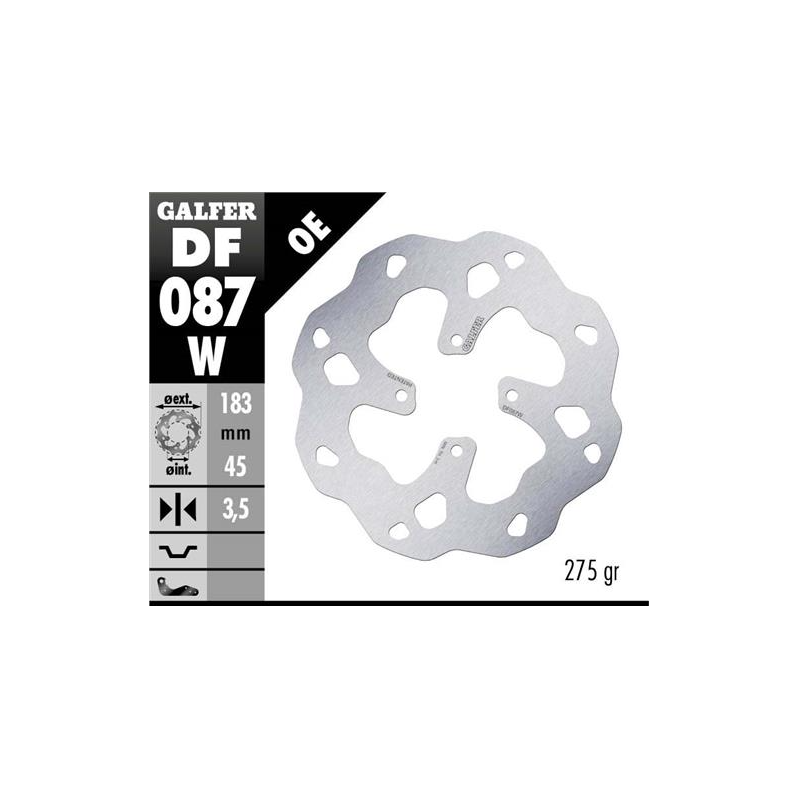 disco freno moto galfer wave fijo 183x3 5mm df087w