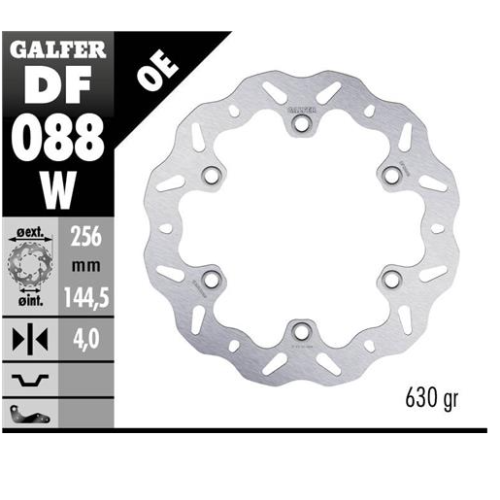 disco freno moto galfer wave fijo 256x4mm df088w