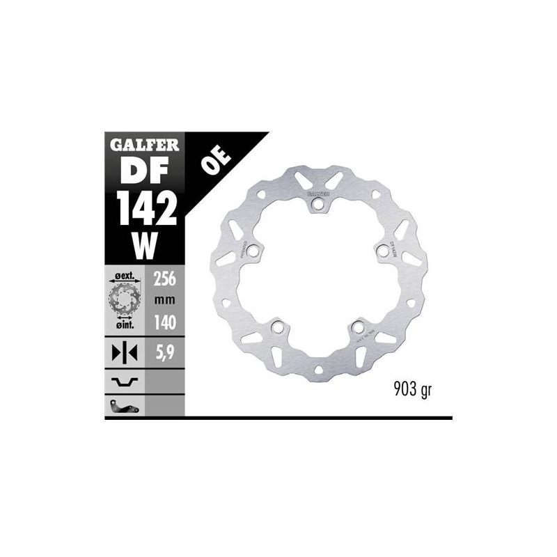disco freno moto galfer wave fijo 250x4mm df142w