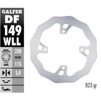 disco freno moto galfer wave fijo solido df149wll