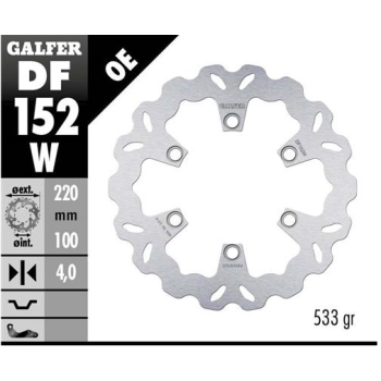 disco freno moto galfer wave fijo 220x4mm df152w